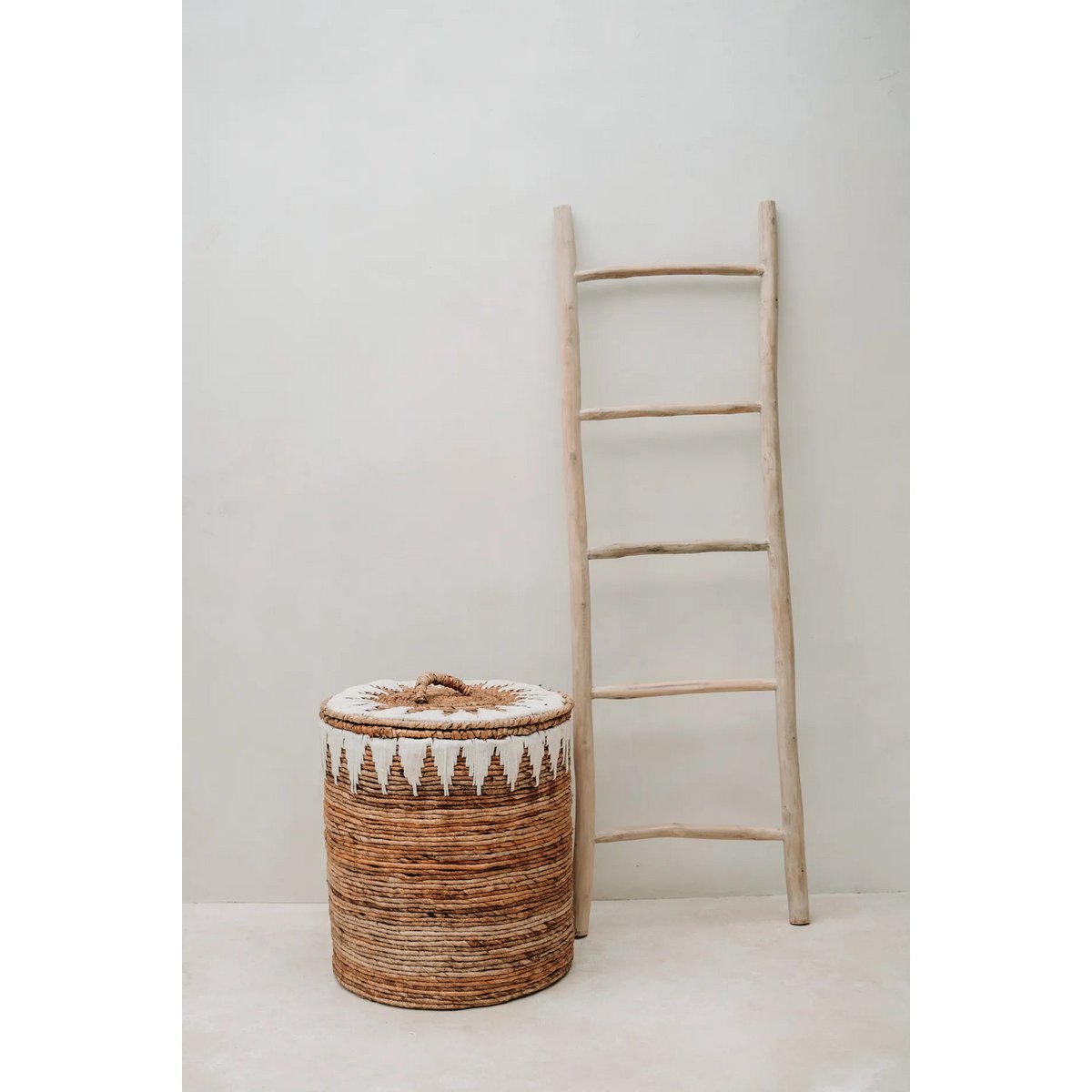 The Banana Stitched Laundry Baskets - Set of 2